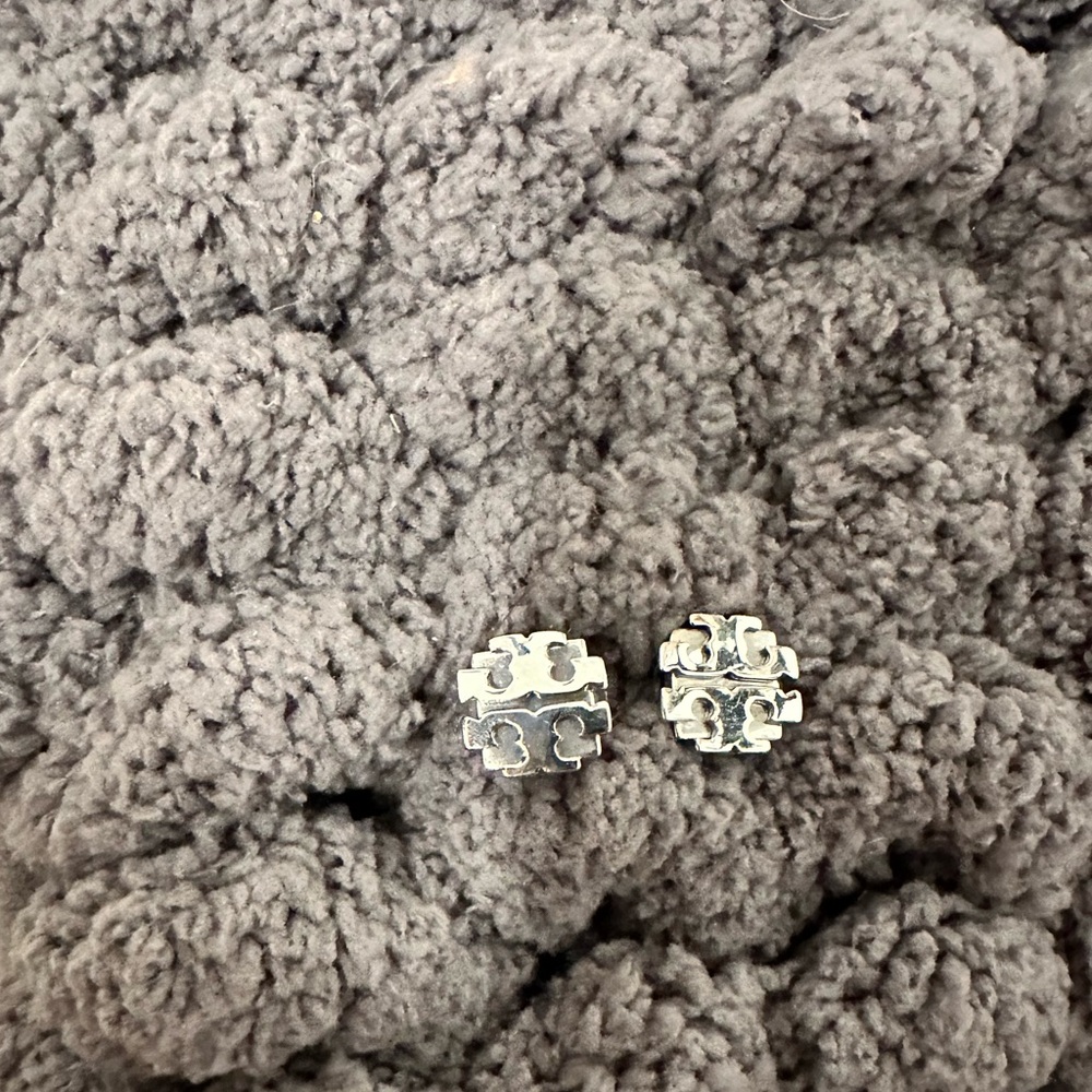Tory Burch Gold and Silver Earrings - Picture 4 of 4